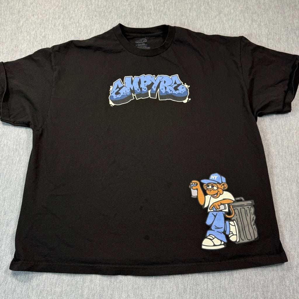 Empyre Unisex 3XL Black Graphic Graffiti Monkey - Adult & Kids T-Shirts, Sweatshirts & Hoodies apparel design preview 1
