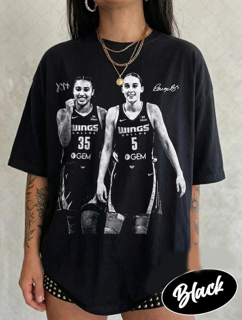 Paige Bueckers Azzi Fudd Vintage Basketball Gift - Adult & Kids T-Shirts, Sweatshirts & Hoodies apparel design preview 1