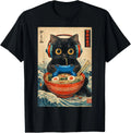 Cat Ramen Japanese Funny Graphic Kawaii Anime Gift - Adult & Kids T-Shirts, Sweatshirts & Hoodies apparel design preview 1