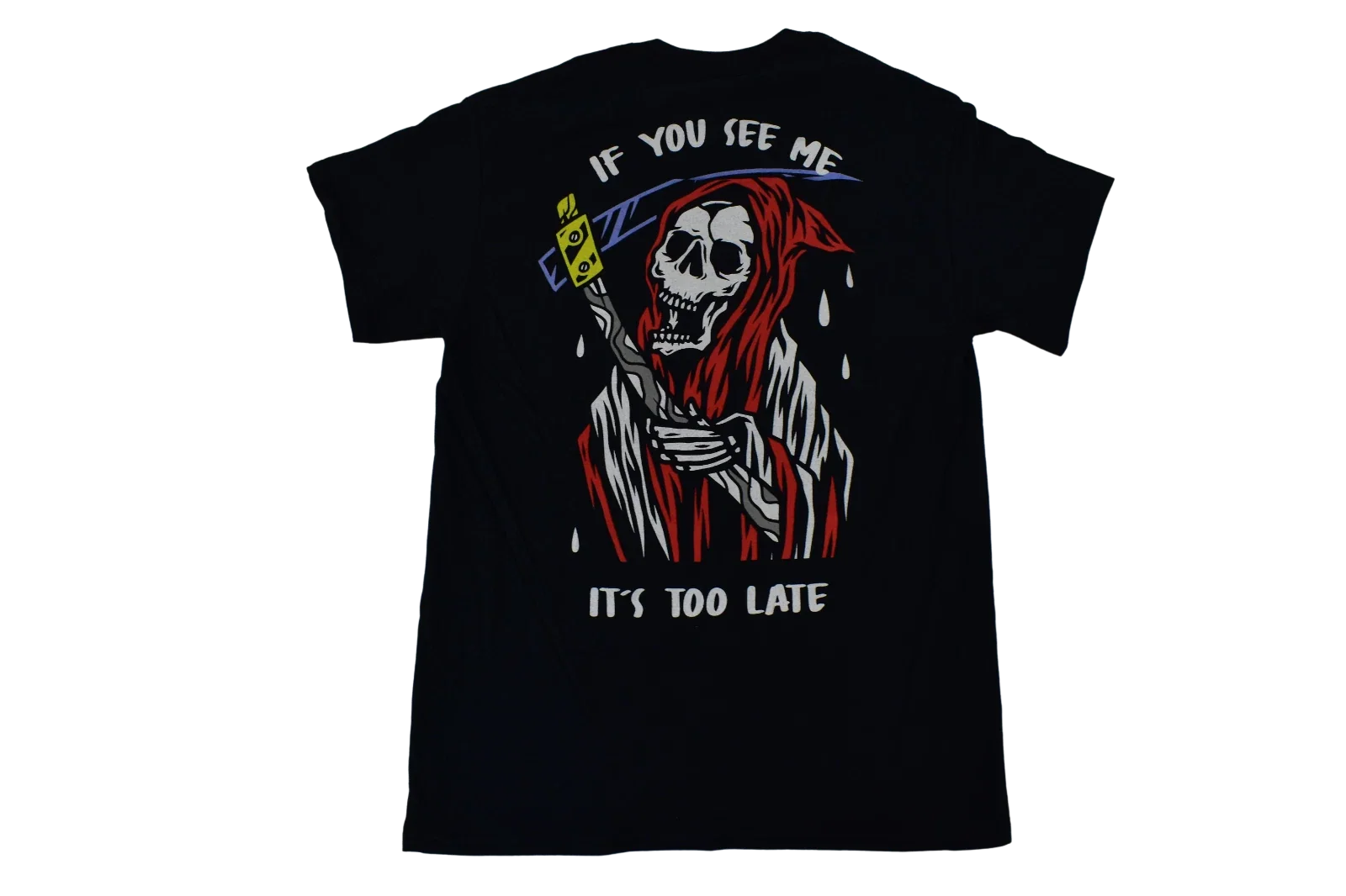 Cactus Skull Mens Grim Reaper If You Can See Me It's - Adult & Kids T-Shirts, Sweatshirts & Hoodies apparel design preview 1