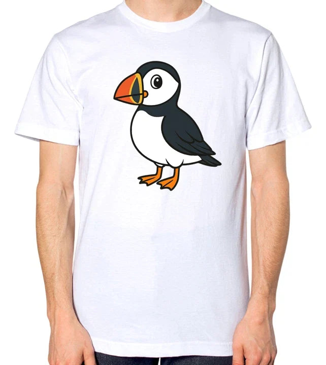 Puffin Cartoon Bird - Adult & Kids T-Shirts, Sweatshirts & Hoodies apparel design preview 1
