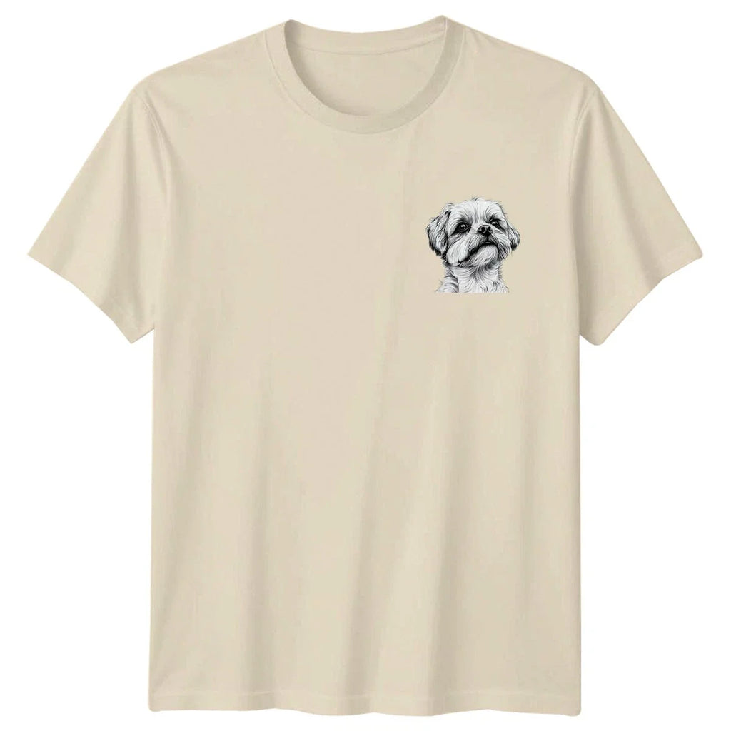 Shih Tzu Dog Line Art Animals Dogs Mens Womens - Adult & Kids T-Shirts, Sweatshirts & Hoodies apparel design preview 1