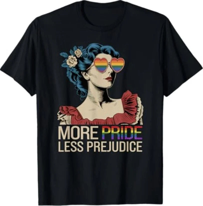 More Pride Less Prejudice Month LGBTQ S-3XL - Adult & Kids T-Shirts, Sweatshirts & Hoodies apparel design preview 1