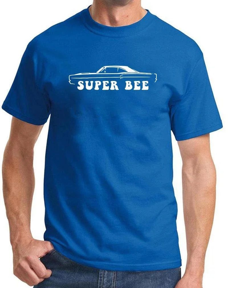 1968 Coronet Super Bee Outline Design NEW COLORS - Adult & Kids T-Shirts, Sweatshirts & Hoodies apparel design preview 1