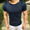 Mens Pleated Shoulder Short Sleeve Tight Fit Biker - Adult & Kids T-Shirts, Sweatshirts & Hoodies apparel design preview 1