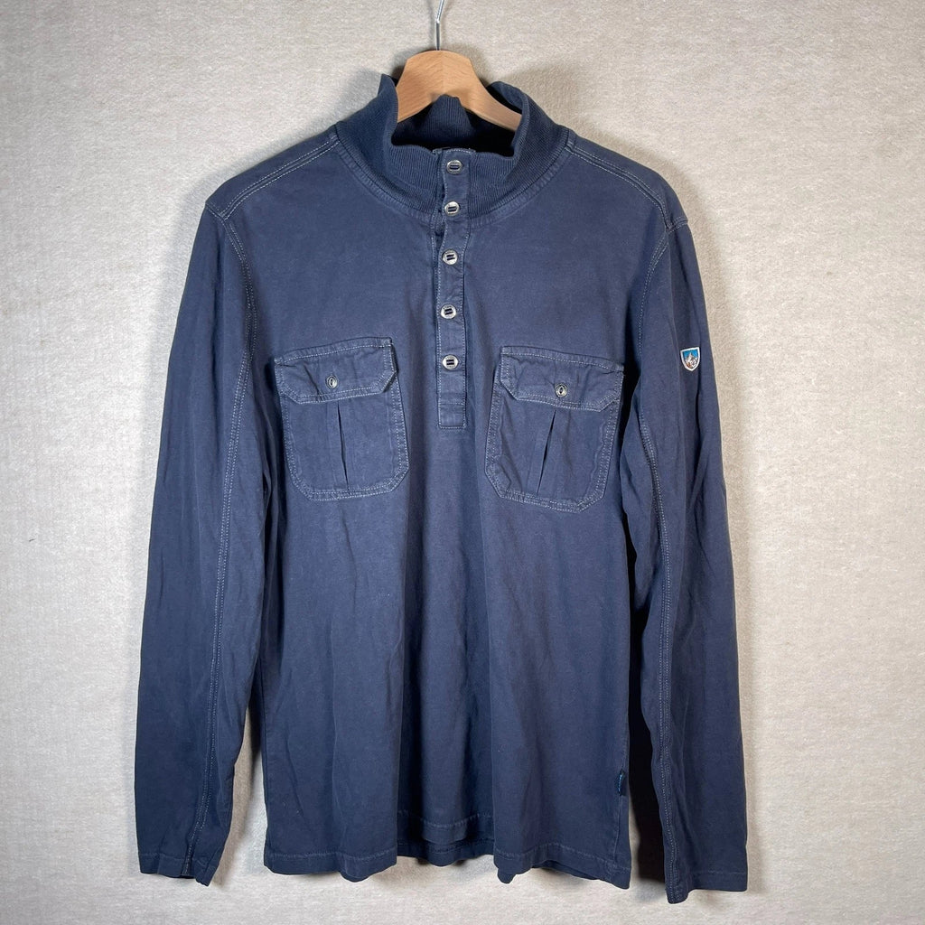 KÜHL Mens Medium Organic Cotton Utility Henley - Adult & Kids T-Shirts, Sweatshirts & Hoodies apparel design preview 1