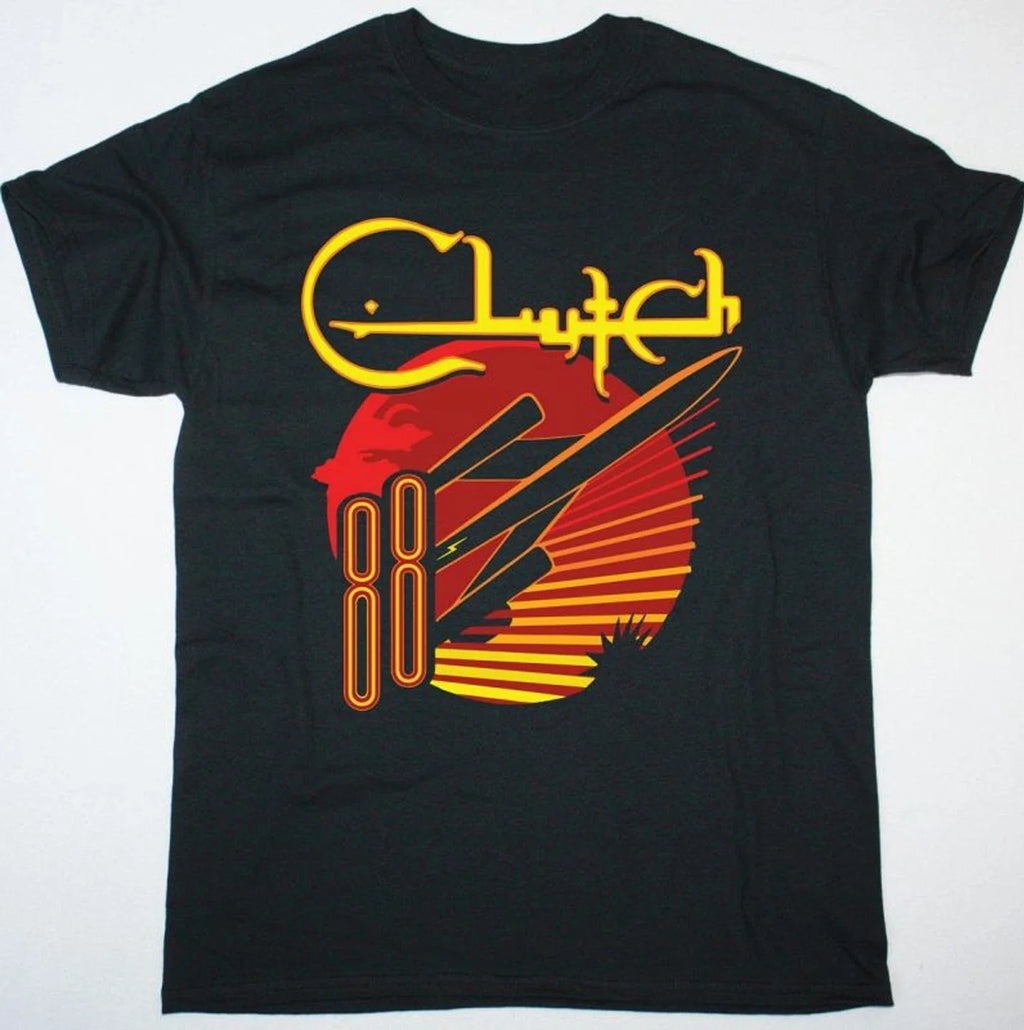 Clutch rock band Black short sleeve All Sizes S to - Adult & Kids T-Shirts, Sweatshirts & Hoodies apparel design preview 1