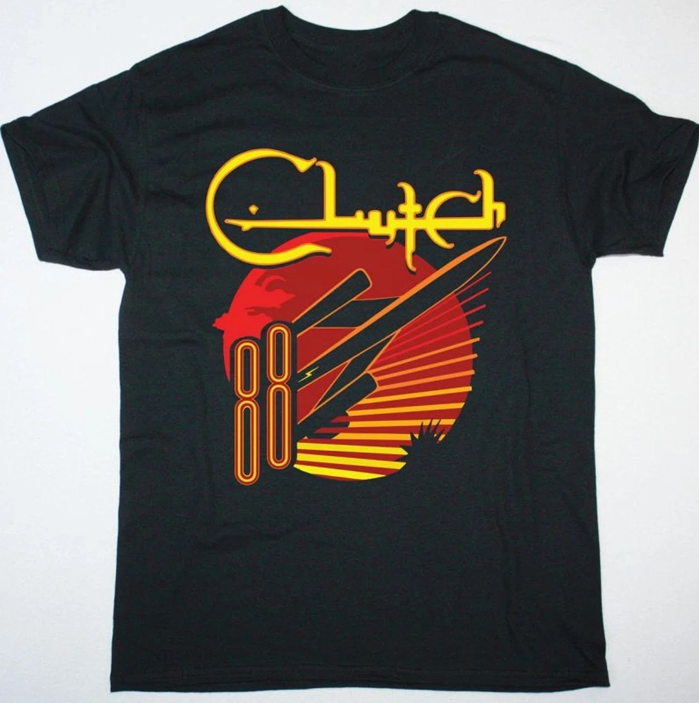 Clutch rock band Black short sleeve All Sizes S to - Adult & Kids T-Shirts, Sweatshirts & Hoodies apparel design preview 1