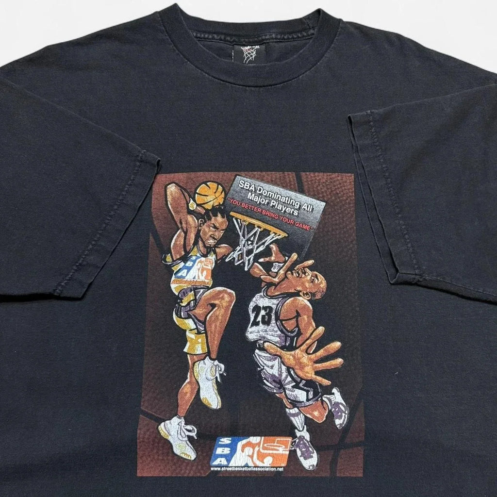 Vintage 2000s Rare Street Ball Association XL - Adult & Kids T-Shirts, Sweatshirts & Hoodies apparel design preview 1