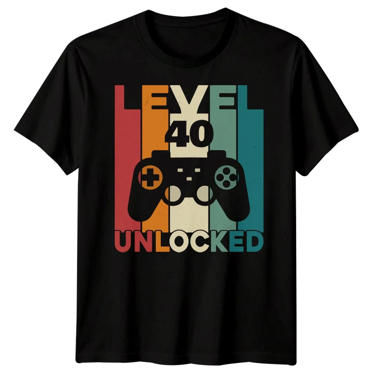 Level 40 Unlocked Gaming Birthday Mens Womens Graphic - Adult & Kids T-Shirts, Sweatshirts & Hoodies apparel design preview 1