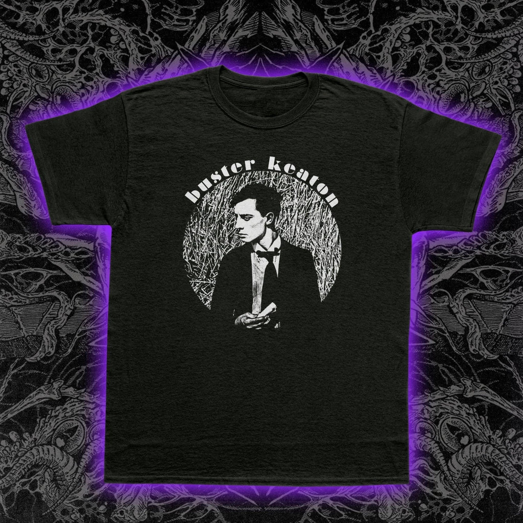 Buster Keaton Silent Film Star Vintage Cinema Graphic - Adult & Kids T-Shirts, Sweatshirts & Hoodies apparel design preview 1