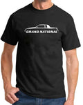 Buick Grand National Regal Classic Outline Design NEW - Adult & Kids T-Shirts, Sweatshirts & Hoodies apparel design preview 1