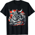 Norwegian Cat Viking Norway Flag Gift - Adult & Kids T-Shirts, Sweatshirts & Hoodies apparel design preview 1