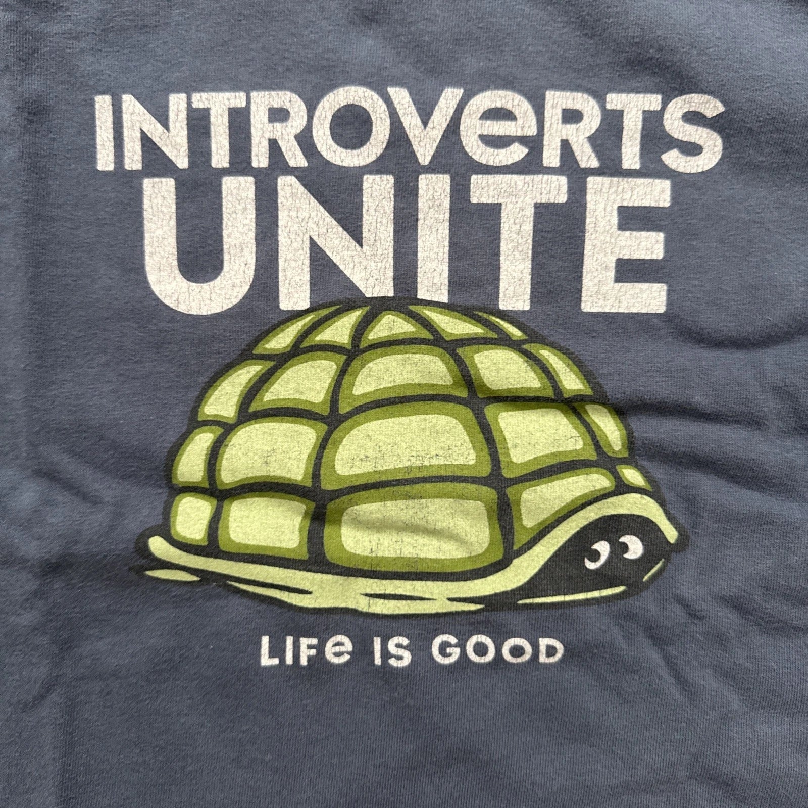 Life Is Good Introverts Unite Mens L Graphic Crusher - Adult & Kids T-Shirts, Sweatshirts & Hoodies apparel design preview 1