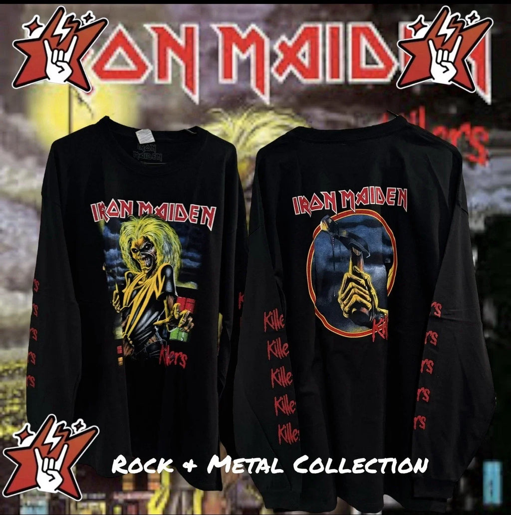 Iron Maiden Killer New Short Metallica Megadeth - Adult & Kids T-Shirts, Sweatshirts & Hoodies apparel design preview 1