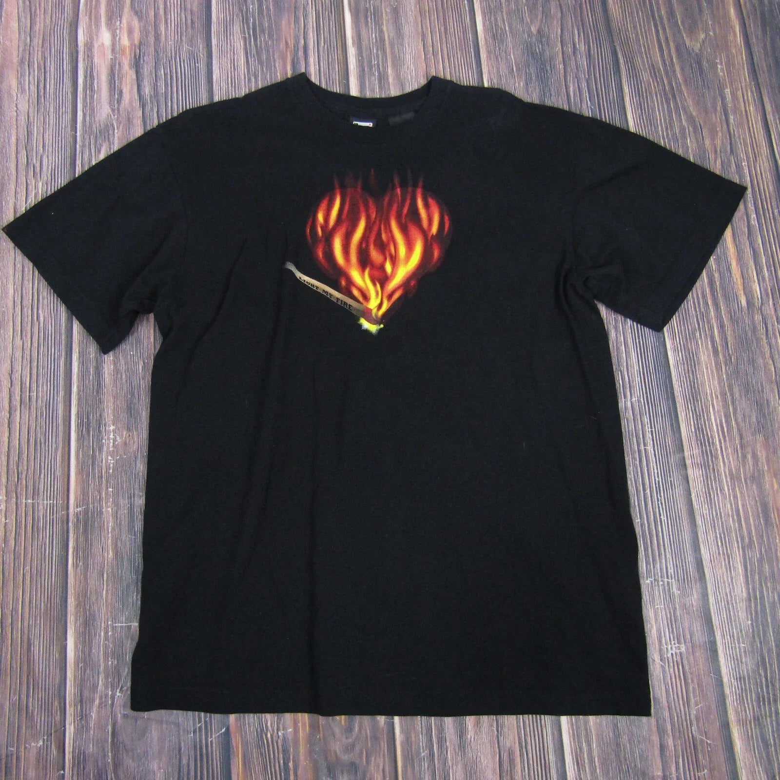 Vintage Y2K Ace Of Hearts Light My Fire Large - Adult & Kids T-Shirts, Sweatshirts & Hoodies apparel design preview 1