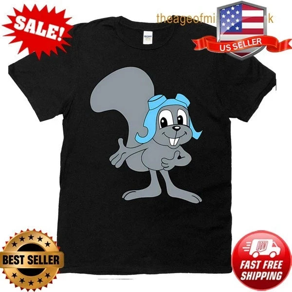 Rocky Bullwinkle 90s Cartoon Retro Funny Of Time All - Adult & Kids T-Shirts, Sweatshirts & Hoodies apparel design preview 1
