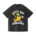 Let's Go Bananas Baseball Funny Savannah Fan Vintage - Adult & Kids T-Shirts, Sweatshirts & Hoodies apparel design preview 1