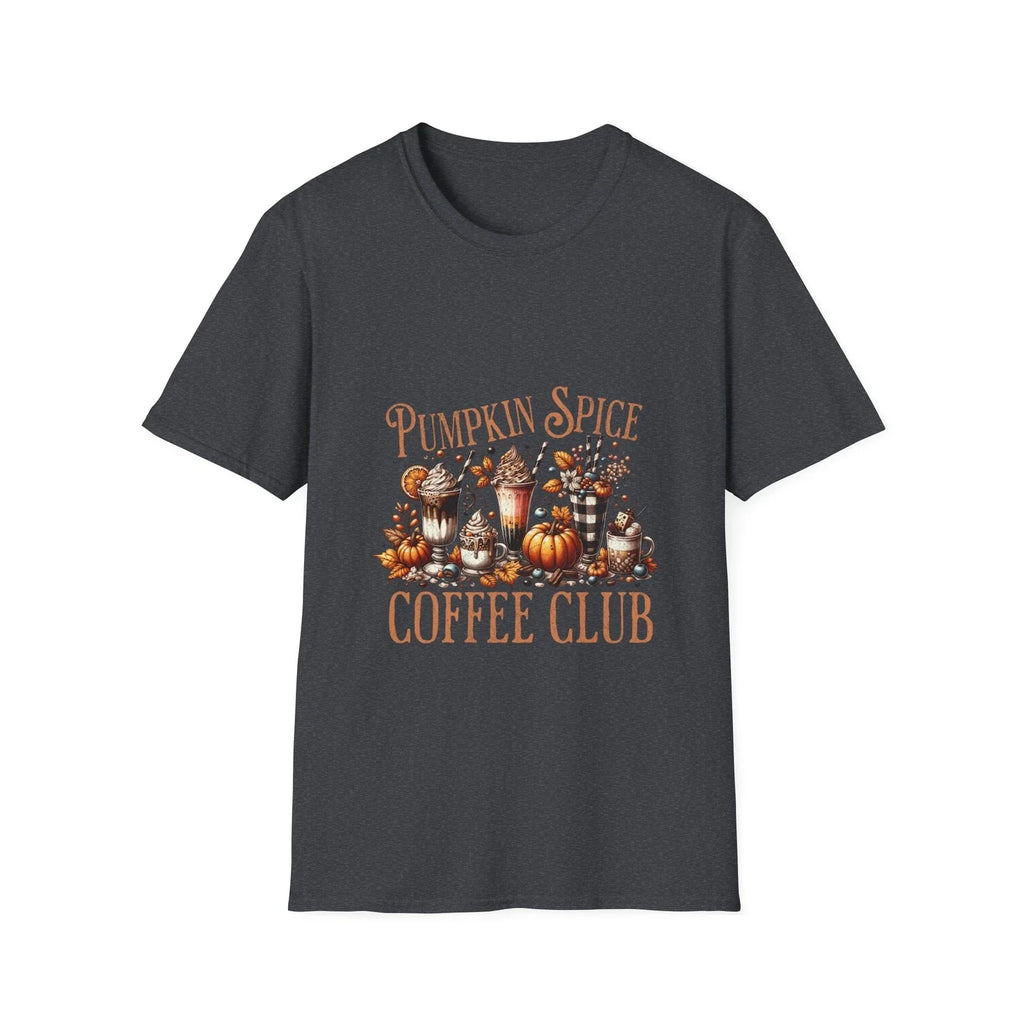 Pumpkin Spice Coffee Club Fall Pumpkins Unisex - Adult & Kids T-Shirts, Sweatshirts & Hoodies apparel design preview 1