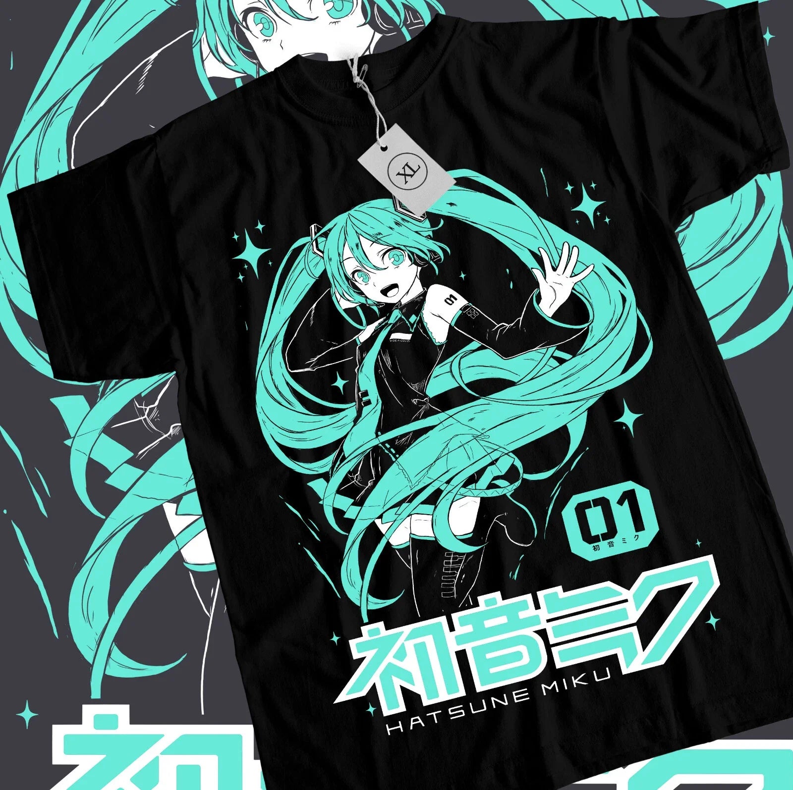Hatsune Miku Anime Girl Kawaii Project - Adult & Kids T-Shirts, Sweatshirts & Hoodies apparel design preview 1