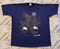 VTG New York Mens XL Blue USA Bald Eagle Moon - Adult & Kids T-Shirts, Sweatshirts & Hoodies apparel design preview 1