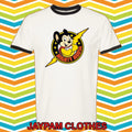 Mighty Mouse Men's Ringer Black Size S 3XL - Adult & Kids T-Shirts, Sweatshirts & Hoodies apparel design preview 1