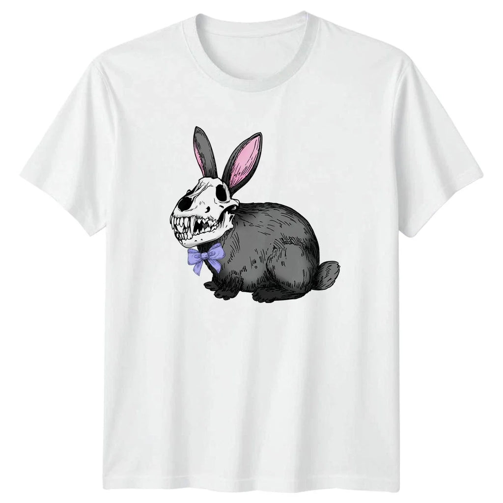 Cute Pastel Goth Bunny Skull Easter Gift - Adult & Kids T-Shirts, Sweatshirts & Hoodies apparel design preview 1