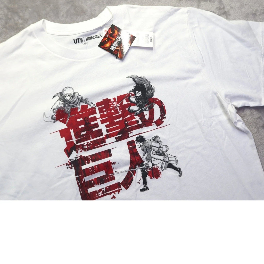Attack on Titan Men's Uniqlo UT Graphic Anime 2XL - Adult & Kids T-Shirts, Sweatshirts & Hoodies apparel design preview 1