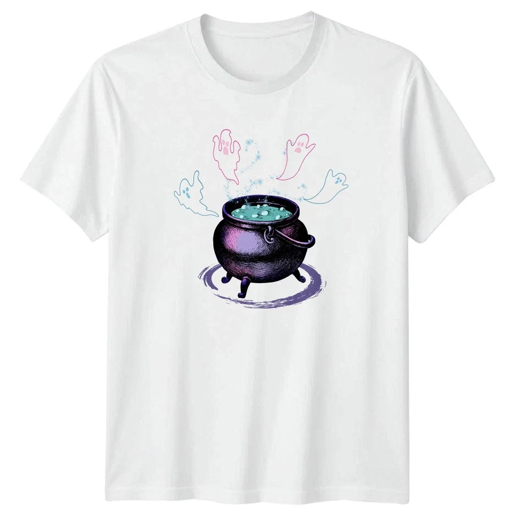 Cute Pastel Goth Cauldron Brew Kawaii Halloween Gift - Adult & Kids T-Shirts, Sweatshirts & Hoodies apparel design preview 1