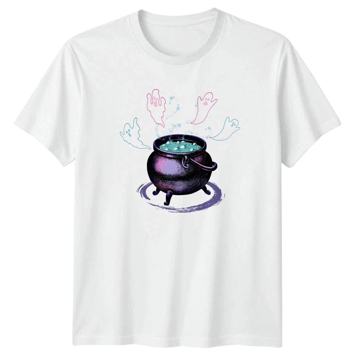 Cute Pastel Goth Cauldron Brew Kawaii Halloween Gift - Adult & Kids T-Shirts, Sweatshirts & Hoodies apparel design preview 1