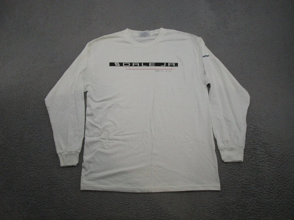 VTG Y2K Dale Earnhardt Jr Spell Out Mens SZ M - Adult & Kids T-Shirts, Sweatshirts & Hoodies apparel design preview 1