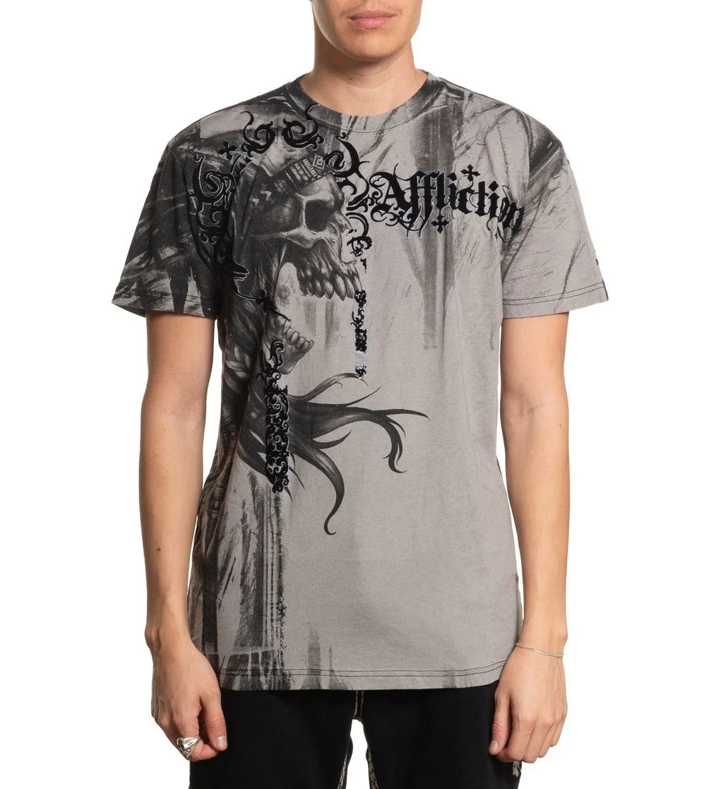 Affliction Men's Indian Chief - Adult & Kids T-Shirts, Sweatshirts & Hoodies apparel design preview 1
