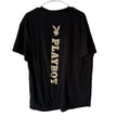 Playboy Vintage 90s Y2k Black Mens XL Graphic Bunny - Adult & Kids T-Shirts, Sweatshirts & Hoodies apparel design preview 1