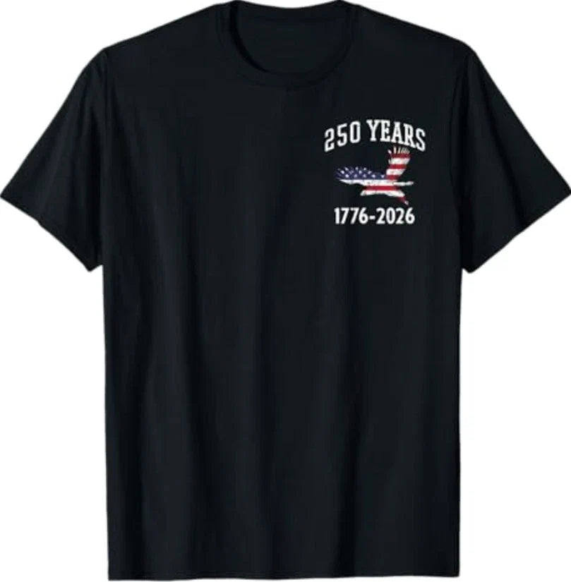 250th Anniversary USA American 250 Year Flag for Men - Adult & Kids T-Shirts, Sweatshirts & Hoodies apparel design preview 1