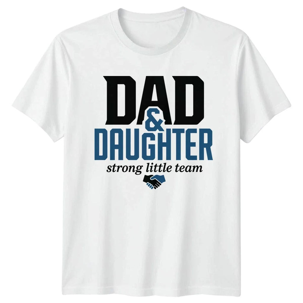 Dad Daughter Strong Little Mens Father Family Fathers - Adult & Kids T-Shirts, Sweatshirts & Hoodies apparel design preview 1