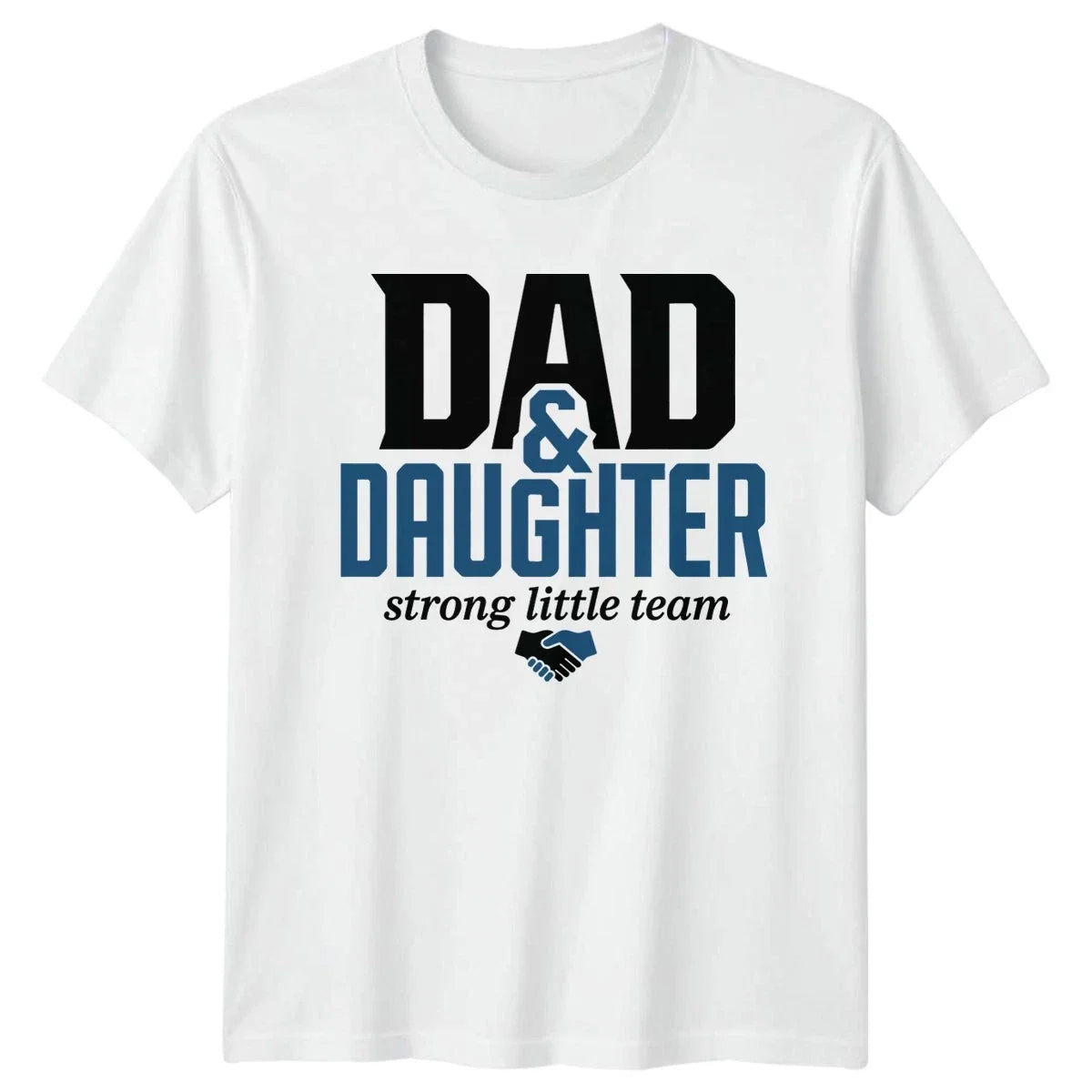 Dad Daughter Strong Little Mens Father Family Fathers - Adult & Kids T-Shirts, Sweatshirts & Hoodies apparel design preview 1