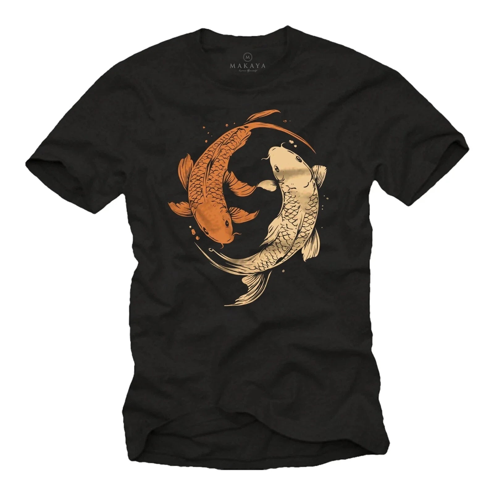 Mens Yin Yang Motif Buddha Koi Fish Gifts For Anglers - Adult & Kids T-Shirts, Sweatshirts & Hoodies apparel design preview 1