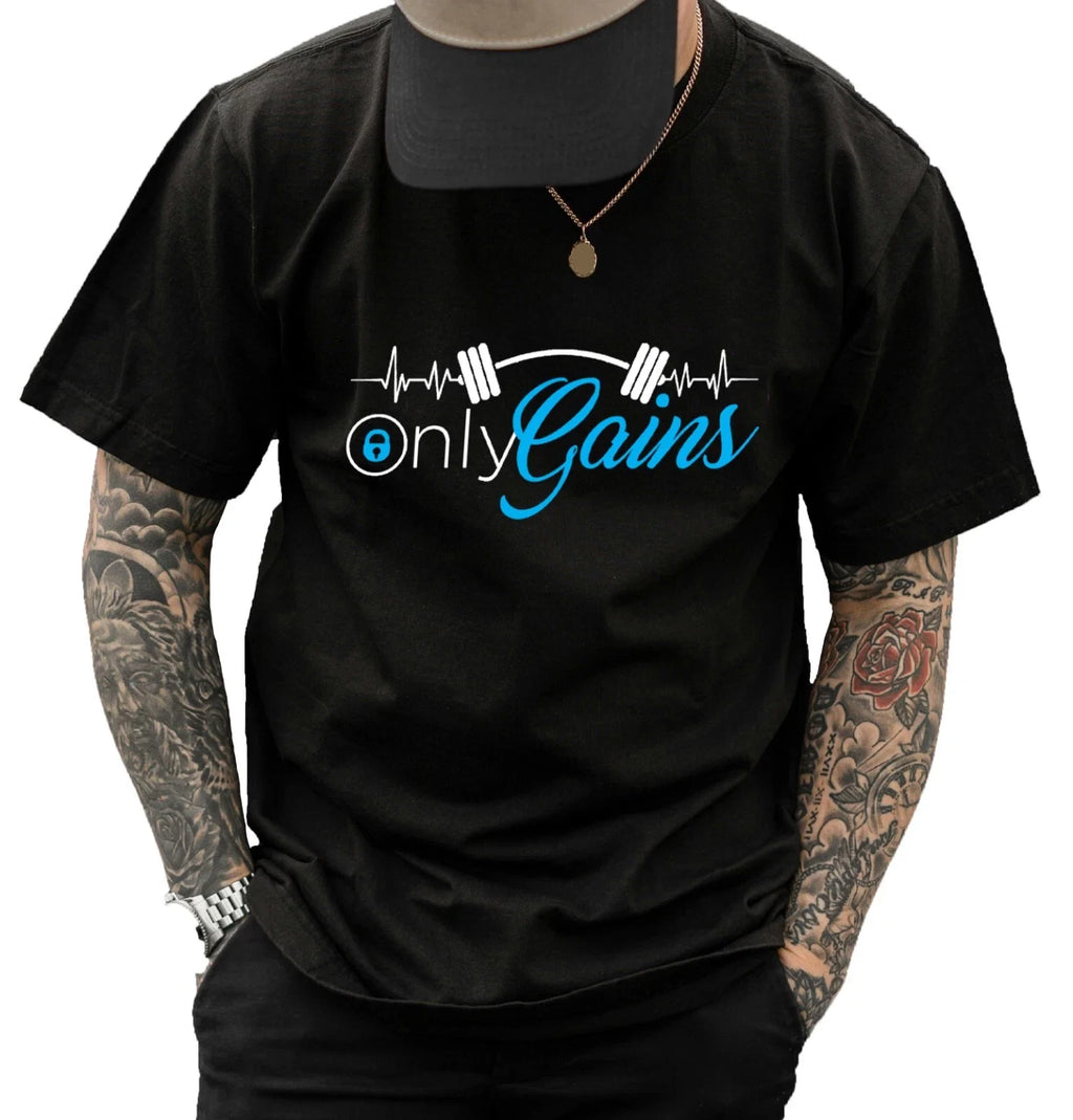OnlyGains Fun Fitness Summer Apparel Athletic Fashion - Adult & Kids T-Shirts, Sweatshirts & Hoodies apparel design preview 1
