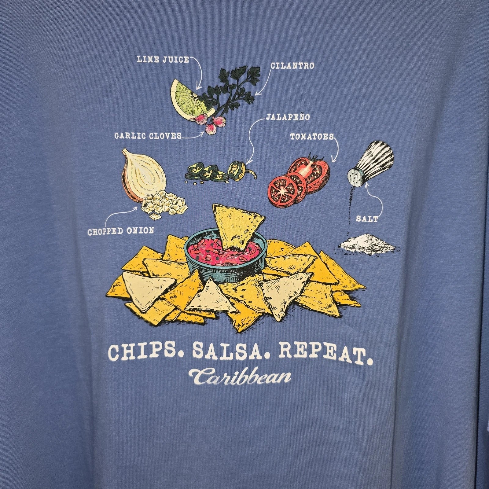NEW Caribbean Mens Short Sleeve Size 3XB Chips, - Adult & Kids T-Shirts, Sweatshirts & Hoodies apparel design preview 1