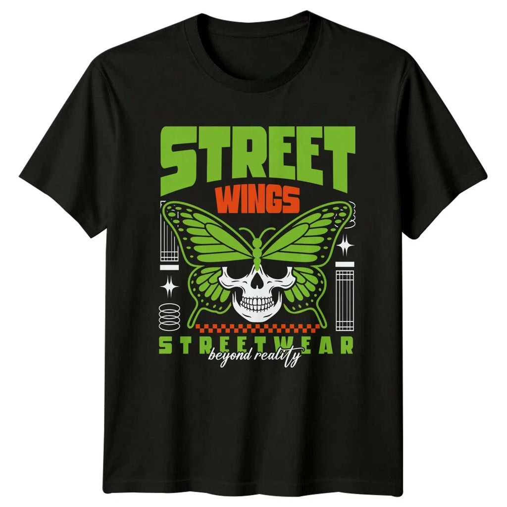 Street Wings Beyond Reality Y2K Aesthetic Streetwear - Adult & Kids T-Shirts, Sweatshirts & Hoodies apparel design preview 1