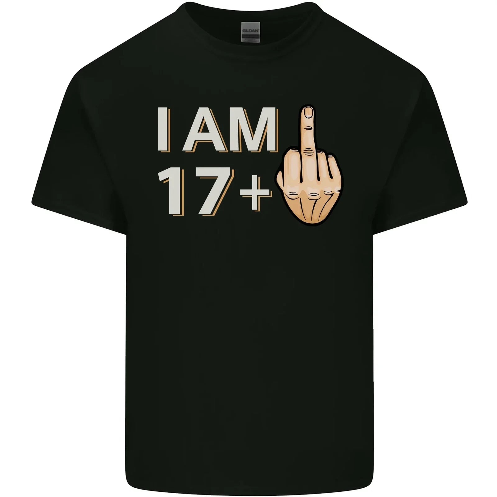18th Birthday Funny Offensive 18 Year Old Mens Cotton - Adult & Kids T-Shirts, Sweatshirts & Hoodies apparel design preview 1