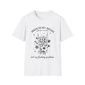 Inner Peace Skull floral illustration Funny Sarcastic - Adult & Kids T-Shirts, Sweatshirts & Hoodies apparel design preview 1