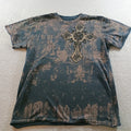Affliction Mens Graphic Black Brown Medium Gothic - Adult & Kids T-Shirts, Sweatshirts & Hoodies apparel design preview 1