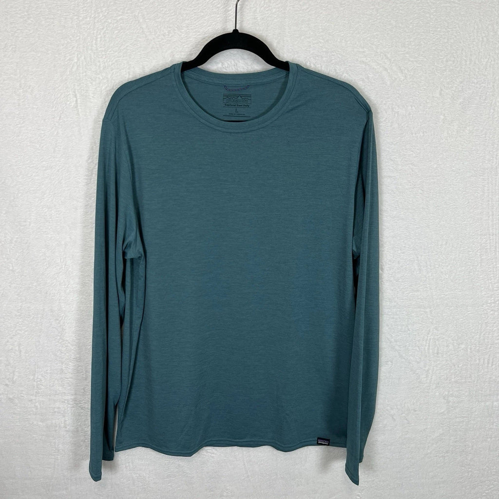 PATAGONIA Capilene Cool Daily Mens L Teal Green UPF - Adult & Kids T-Shirts, Sweatshirts & Hoodies apparel design preview 1