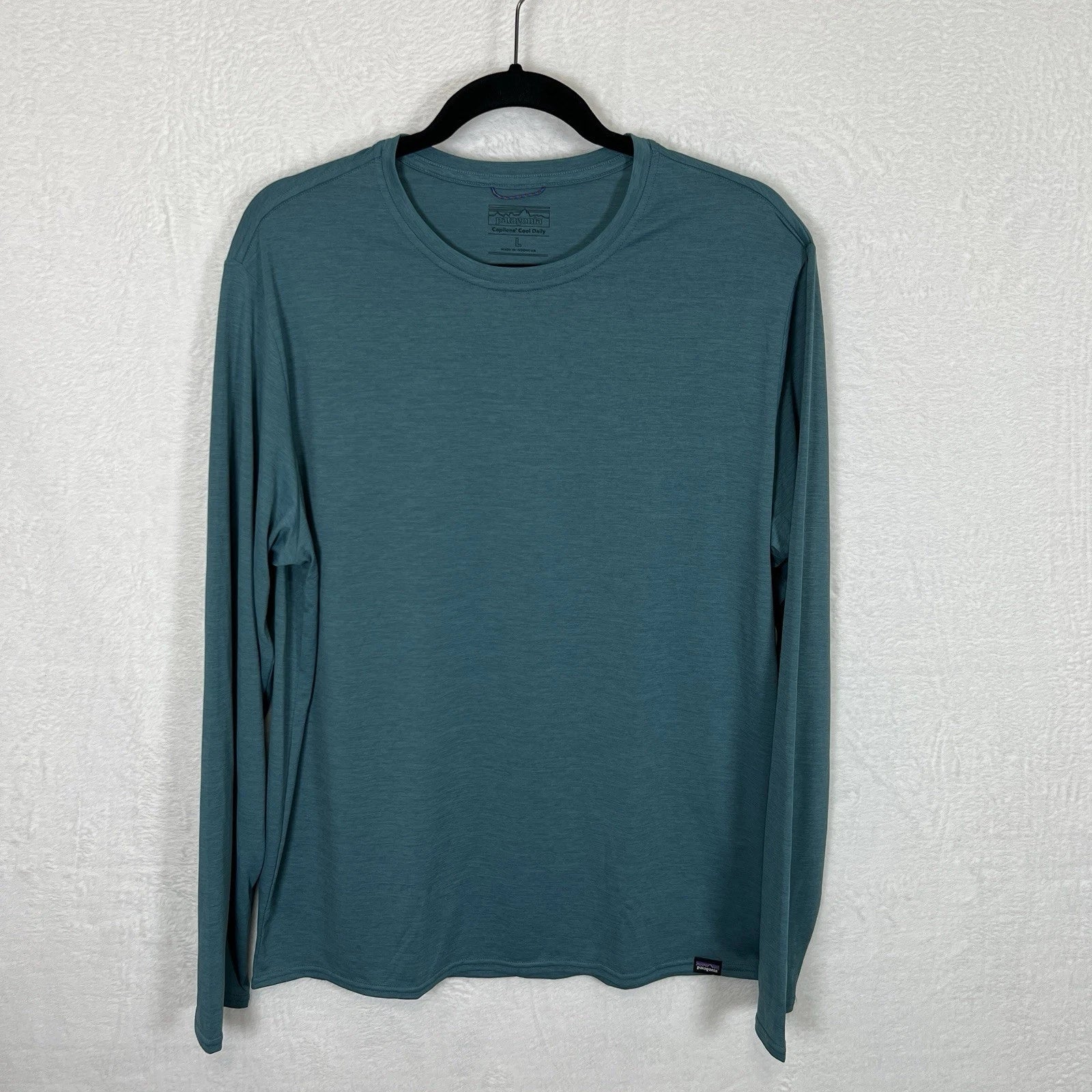 PATAGONIA Capilene Cool Daily Mens L Teal Green UPF - Adult & Kids T-Shirts, Sweatshirts & Hoodies apparel design preview 1