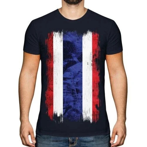 Thailand Grunge Flagge Herren Mueang Thai - Adult & Kids T-Shirts, Sweatshirts & Hoodies apparel design preview 1