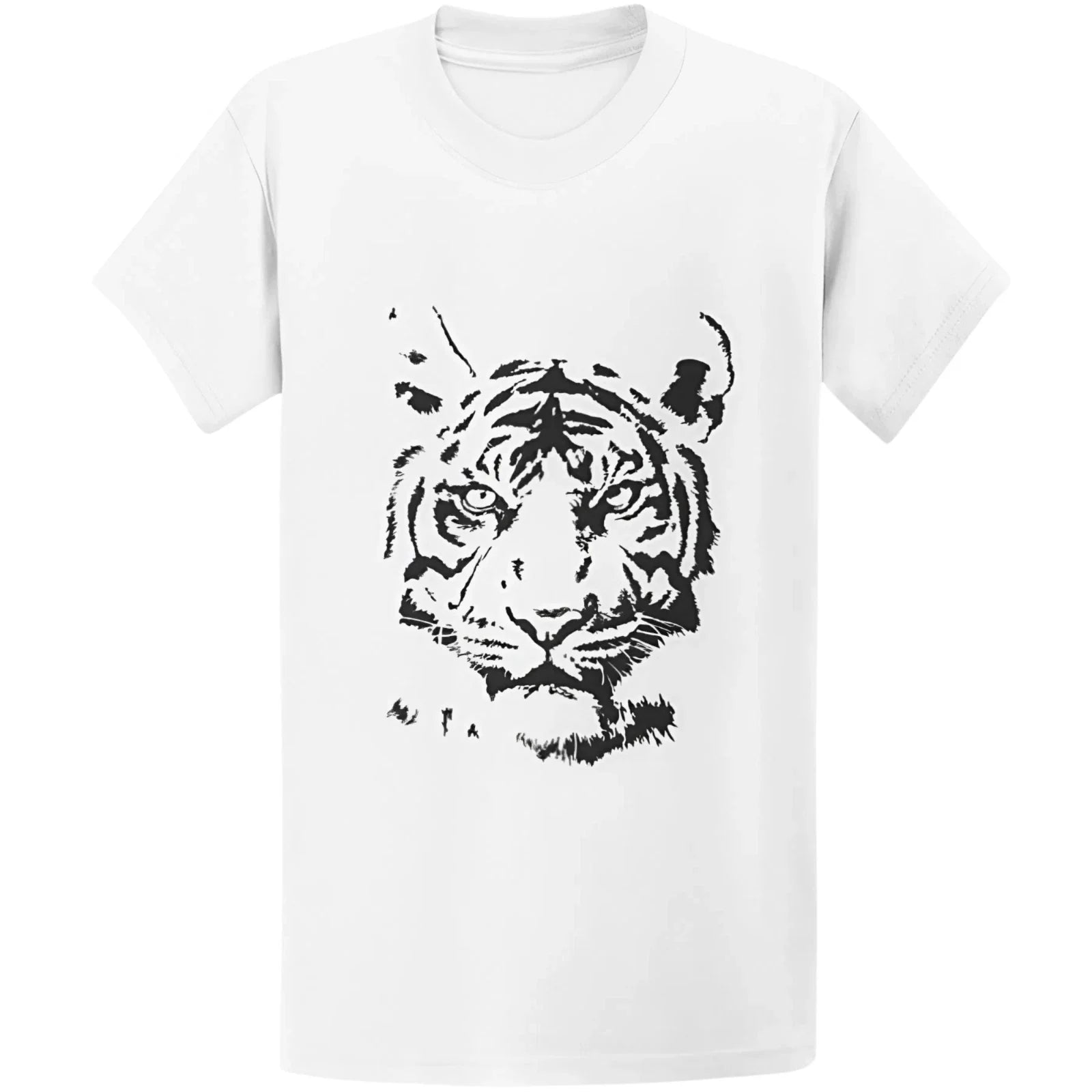 Gildan 5000 Vintage Tiger Face Graphic Trendy Animal - Adult & Kids T-Shirts, Sweatshirts & Hoodies apparel design preview 1