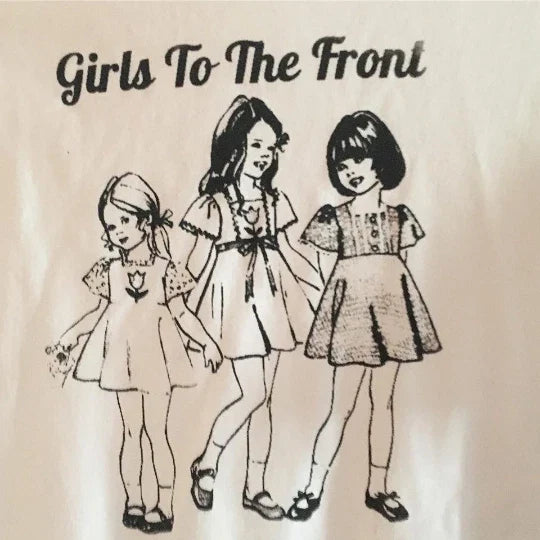 Girls To The Front riot grrrl kathleen hanna bikini - Adult & Kids T-Shirts, Sweatshirts & Hoodies apparel design preview 1
