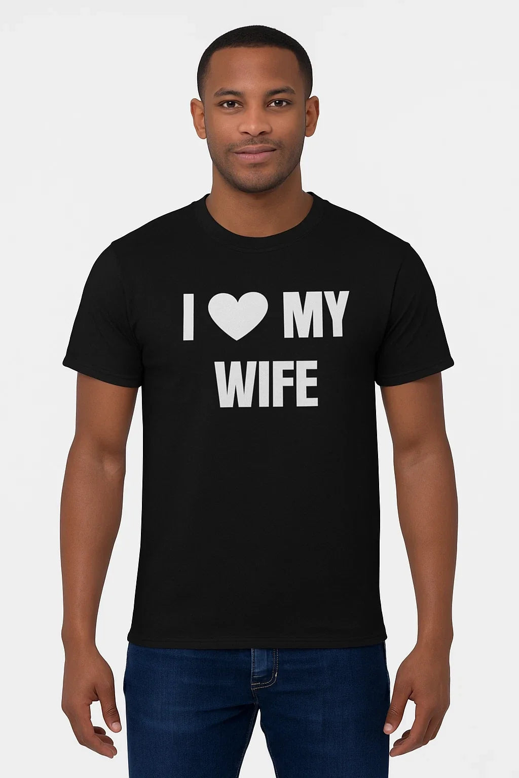 I Love My Wife Mens Valentines Husband Gift Funny Dad - Adult & Kids T-Shirts, Sweatshirts & Hoodies apparel design preview 1
