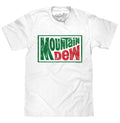 Mountain Dew Retro Logo Mens White - Adult & Kids T-Shirts, Sweatshirts & Hoodies apparel design preview 1